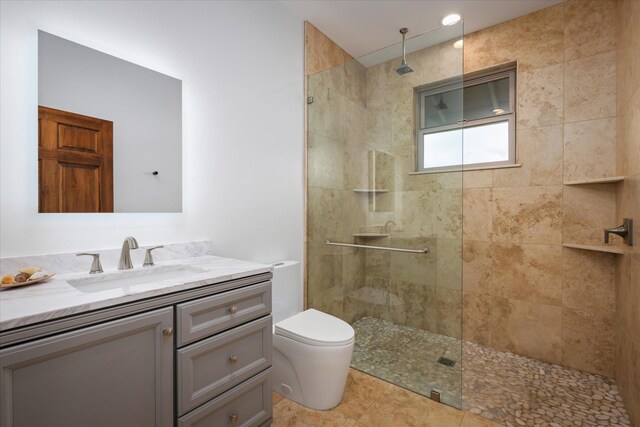 67-1027 Wainoenoe Rd, Kamuela, HI 96743 - full bathroom with walk in shower, vanity, and toilet