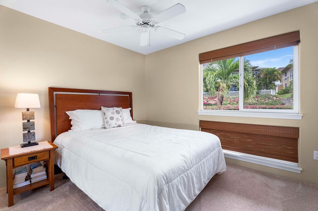 75-5919 Alii Dr Unit U23, Kailua-Kona, HI 96740 - carpeted bedroom with ceiling fan