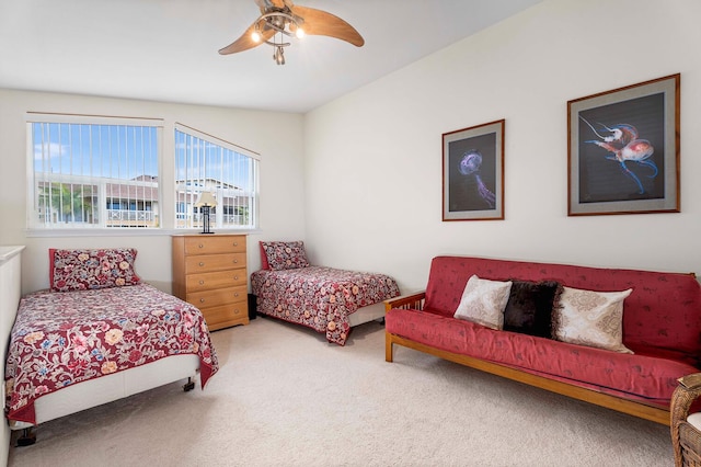 75-5919 Alii Dr Unit U23, Kailua-Kona, HI 96740 - bedroom featuring carpet flooring and ceiling fan
