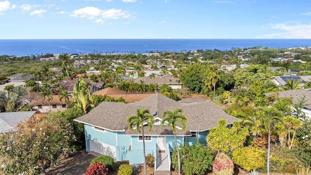 76-6302 Leone St, Kailua-Kona, HI 96740 - aerial view of residential area featuring a large body of water
