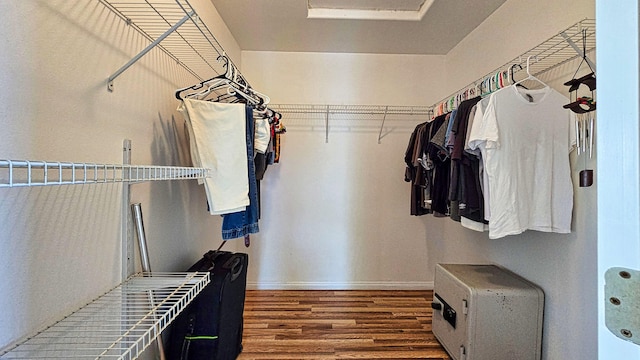 94-6663 Kamaoa Rd, Naalehu, HI 96772 - spacious closet with wood finished floors