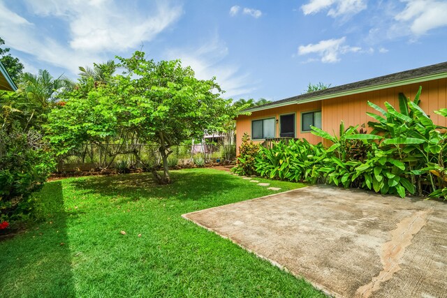 4720 Menehune Rd, Waimea, HI 96796 - view of yard featuring a patio area