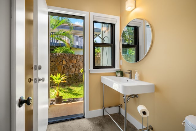 1647 Kelaukia St, Koloa, HI 96756 - half bathroom with baseboards and toilet