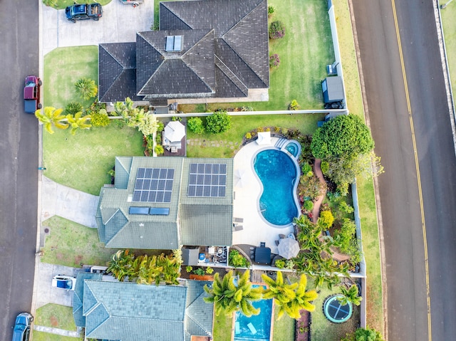 2481 Kanio St, Lihue, HI 96766 - drone / aerial view of a pool
