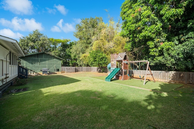 3018 Poipu Rd, Koloa, HI 96756 - view of yard featuring a playground