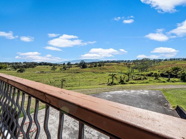 47-5254 Waikoekoe Ln, Honokaa, HI 96727 - balcony with a view of rural / pastoral area