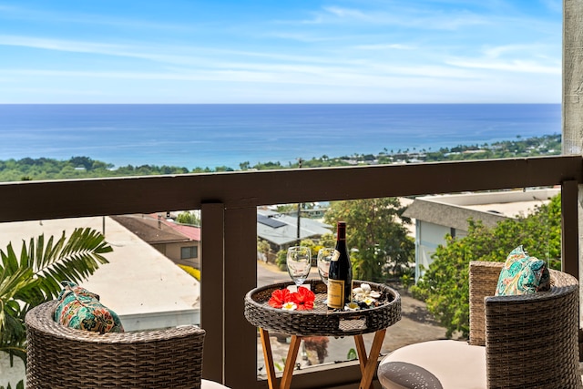 77-301 Noelani Way Unit 36, Kailua-Kona, HI 96740 - balcony with a water view
