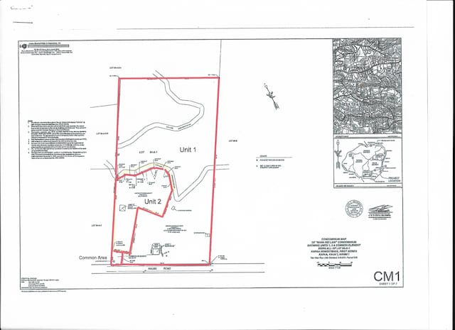 6052 Hauiki Rd Unit 1, Kapaa, HI 96746 - survey map / technical document