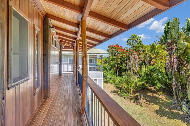 12-7158 Loke Pl, Pahoa, HI 96778 - view of deck