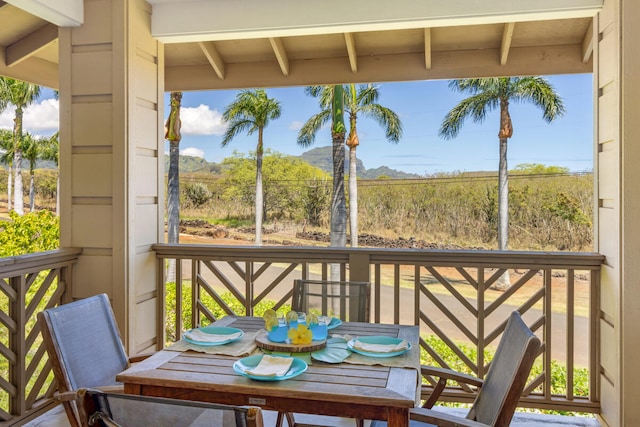 2611 Kiahuna Plantation Dr Unit 2I, Koloa, HI 96756 - balcony featuring a mountain view