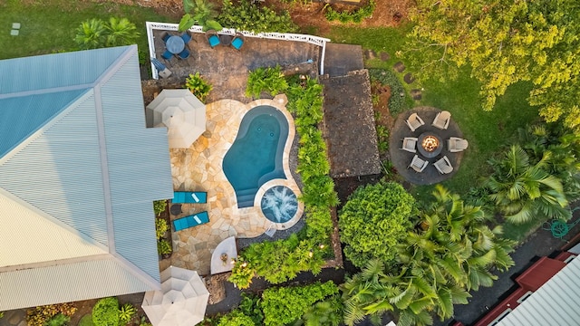 5145 Lau Nahele St, Koloa, HI 96756 - aerial view of a pool area