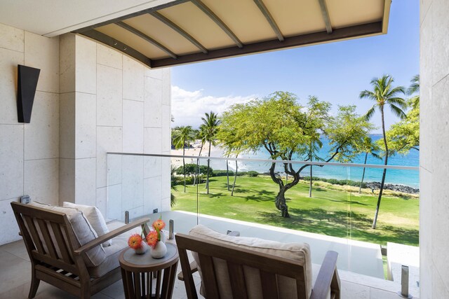 66-84 Kaunaoa Dr Unit C41, Kamuela, HI 96743 - balcony featuring a water view