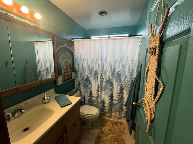 15-1784 30th Ave, Keaau, HI 96749 - bathroom with vanity, tile patterned flooring, and toilet