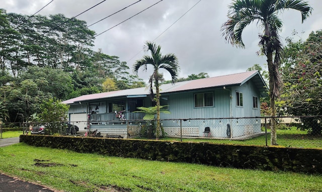 15-2774 Aweoweo St, Pahoa, HI 96778 - view of front of home featuring metal roof