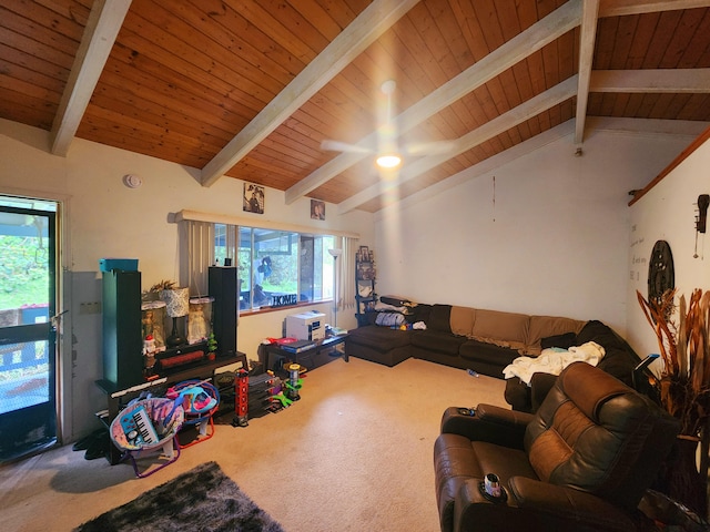 15-2774 Aweoweo St, Pahoa, HI 96778 - carpeted living area featuring ceiling fan and wooden ceiling