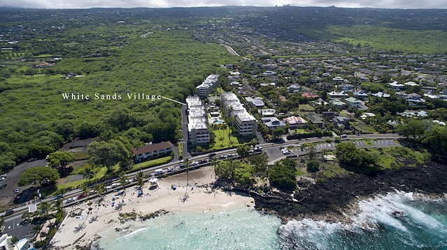 77-6469 Alii Dr Unit 128, Kailua-Kona, HI 96740 - aerial view of property and surrounding area featuring a nearby body of water