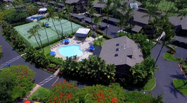 78-261 Manukai St Unit 3501, Kailua-Kona, HI 96740 - bird's eye view of a pool