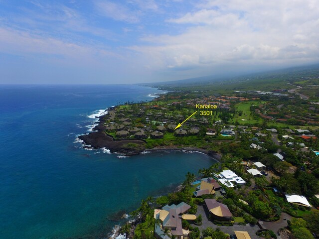 78-261 Manukai St Unit 3501, Kailua-Kona, HI 96740 - view of property location featuring a nearby body of water and nearby suburban area
