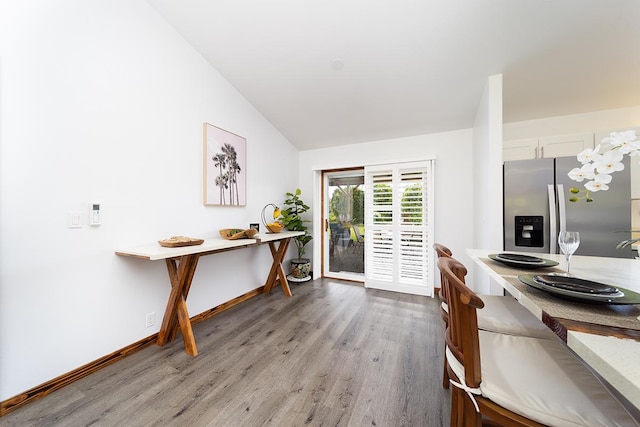 15-2063 18th Ave, Keaau, HI 96749 - office featuring wood finished floors and lofted ceiling