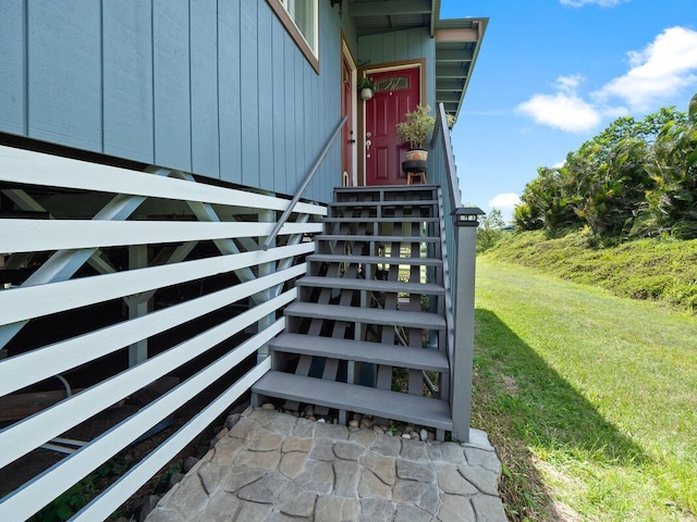94-6543 Kamaoa Rd, Naalehu, HI 96772 - view of stairs