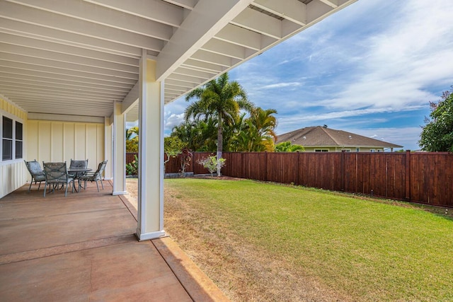 1187 Nohea St, Kalaheo, HI 96741 - view of yard with outdoor dining space