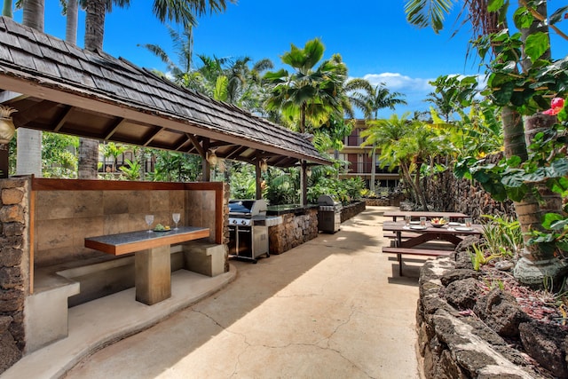 5061 Lawai Rd Unit 203, Koloa, HI 96756 - view of patio with a gazebo