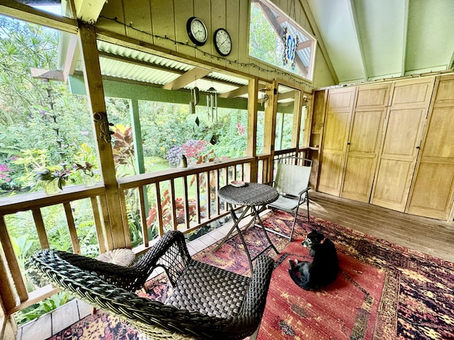 13-1382 Pueo St, Pahoa, HI 96778 - sunroom / solarium featuring wood finished floors