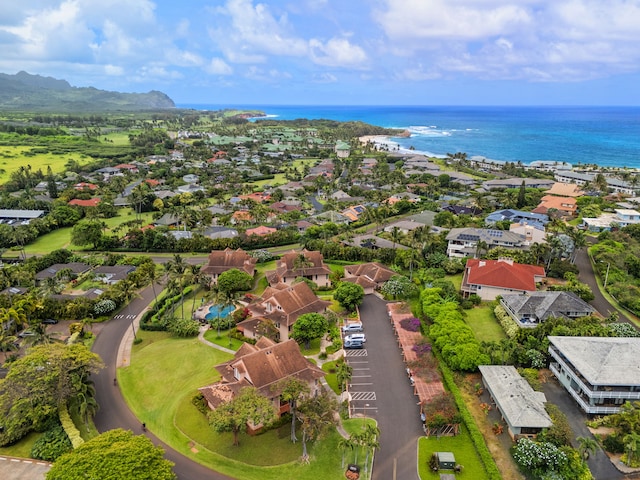 2370 Hoohu Rd Unit 712, Koloa, HI 96756 - aerial view of residential area featuring a nearby body of water