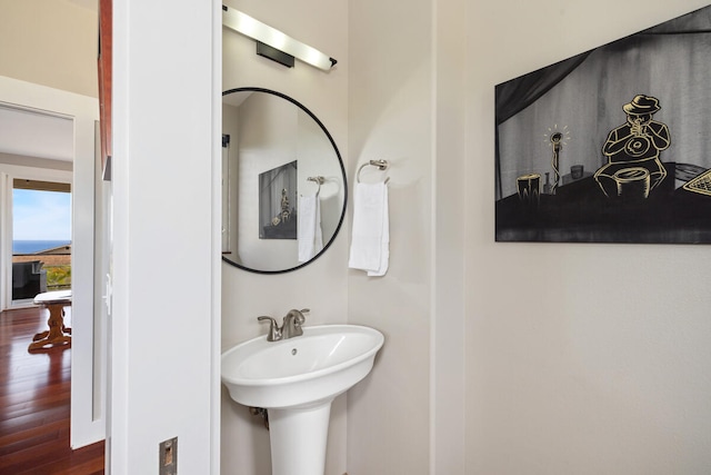 1165 Milia St, Kalaheo, HI 96741 - bathroom featuring wood finished floors