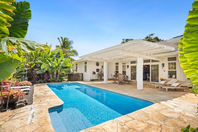 3042 Lauae Pl, Koloa, HI 96756 - swimming pool featuring a patio and area for grilling