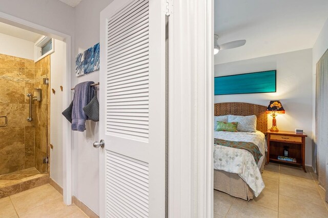 3880 Wyllie Rd Unit 12B, Princeville, HI 96722 - bedroom featuring light tile patterned flooring and baseboards
