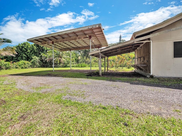 15-1545 27th Ave, Keaau, HI 96749 - view of parking / parking lot with a carport and driveway