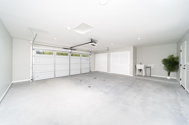 15-1987 27th Ave, Keaau, HI 96749 - garage featuring a garage door opener and recessed lighting