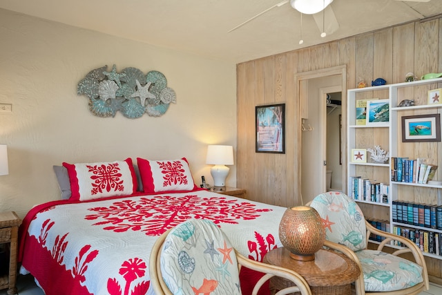 5061 Lawai Rd Unit 333, Koloa, HI 96756 - bedroom with wood walls