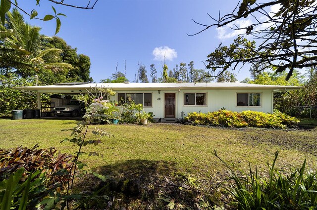 15-1807 21st Ave, Keaau, HI 96749 - single story home featuring an attached carport