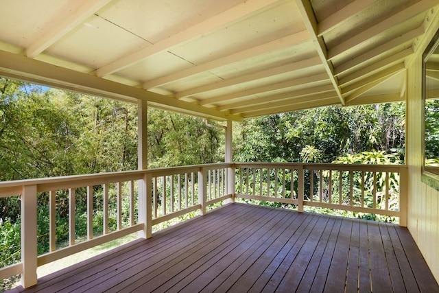 4085-B Noho Rd, Koloa, HI 96756 - view of wooden deck
