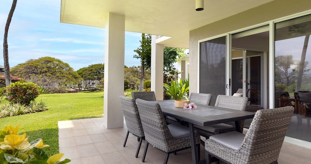 69-1010 Keana Pl Unit F105, Waikoloa, HI 96738 - view of patio / terrace featuring outdoor dining area