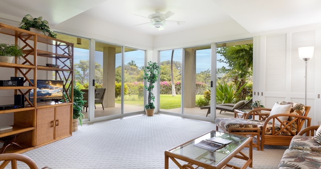 69-1010 Keana Pl Unit F105, Waikoloa, HI 96738 - view of sunroom / solarium