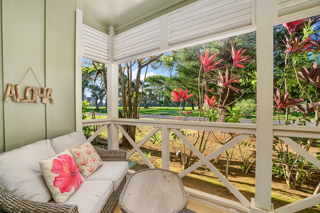 4919 Pepelani Lp Unit 19C, Princeville, HI 96722 - view of sunroom / solarium