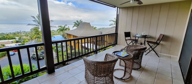 77-305 Kalani Way Unit 6, Kailua-Kona, HI 96740 - balcony with a ceiling fan
