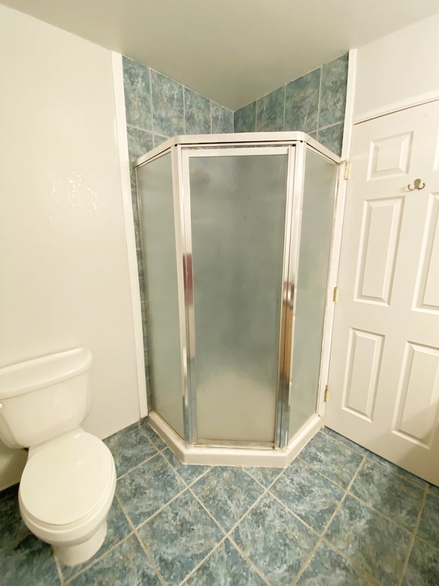 15-1676 6th Ave, Keaau, HI 96749 - full bathroom with toilet, a shower stall, and lofted ceiling