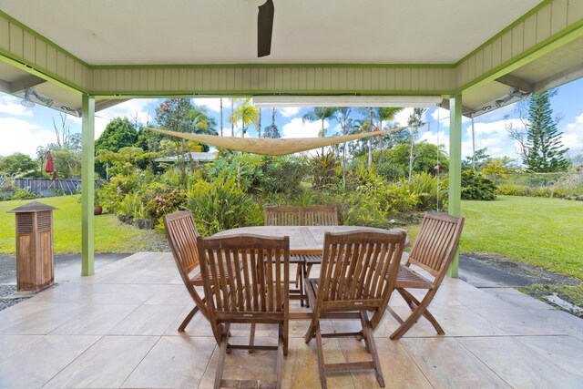 15-1506 23rd Ave, Keaau, HI 96749 - view of patio / terrace with outdoor dining area