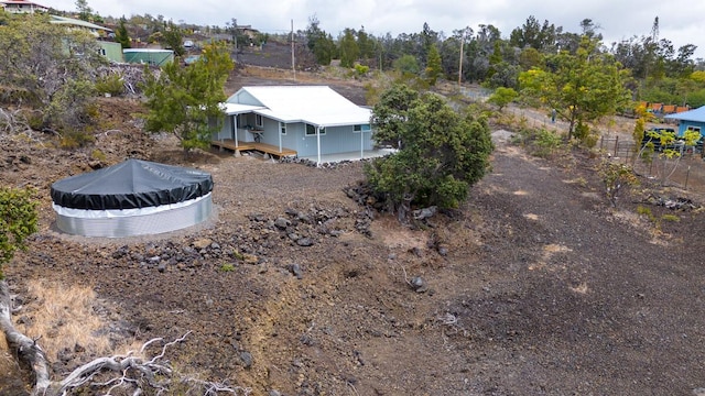 92-8215 Bamboo Ln, Ocean View, HI 96737 - view from above of property