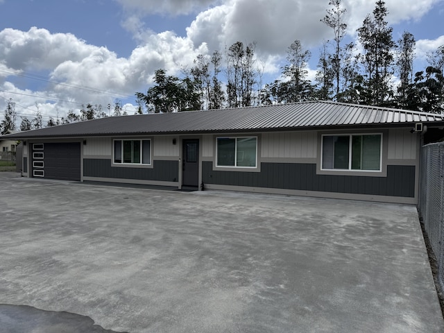 16-2062 Paradise Dr, Pahoa, HI 96778 - ranch-style house featuring an attached garage and metal roof