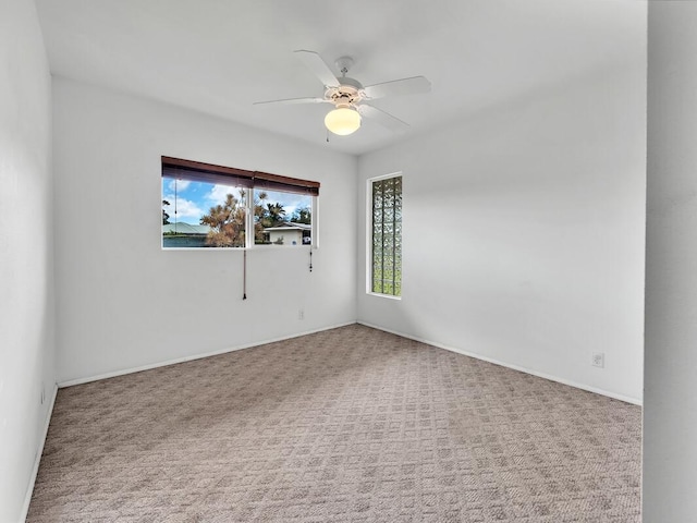 907 Mala Pua Way, Hilo, HI 96720 - carpeted empty room with a ceiling fan and baseboards