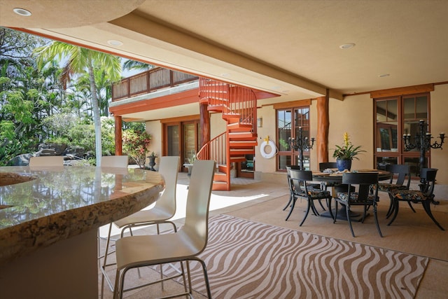 68-108 Pukaua Pl, Kamuela, HI 96743 - view of patio with stairs
