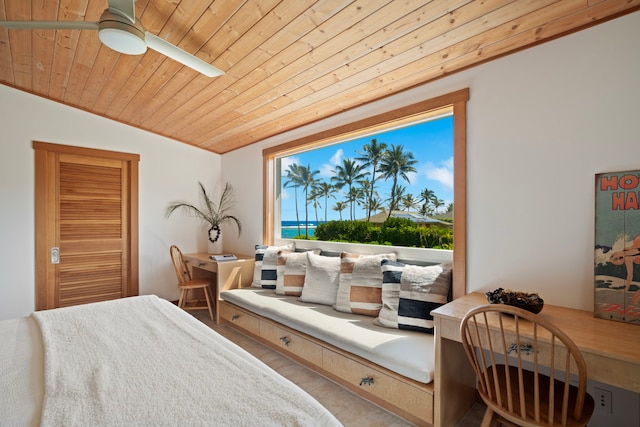 7312 Alealea Rd, Hanalei, HI 96722 - bedroom featuring wood ceiling