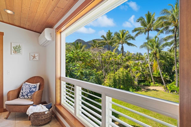 7312 Alealea Rd, Hanalei, HI 96722 - balcony with a wall unit AC
