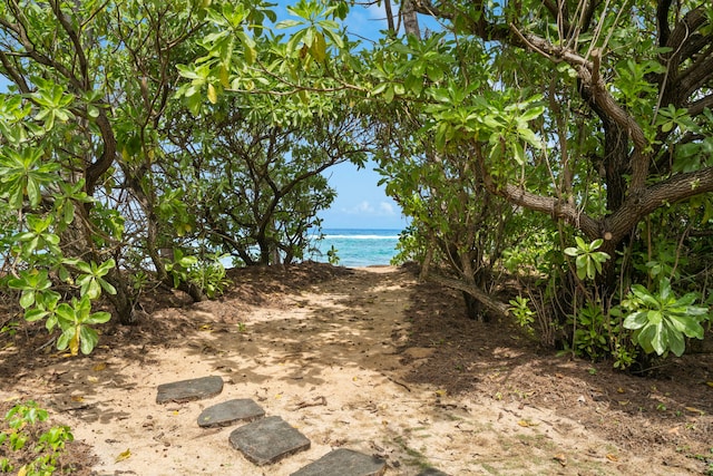 7312 Alealea Rd, Hanalei, HI 96722 - water view featuring nearby beach
