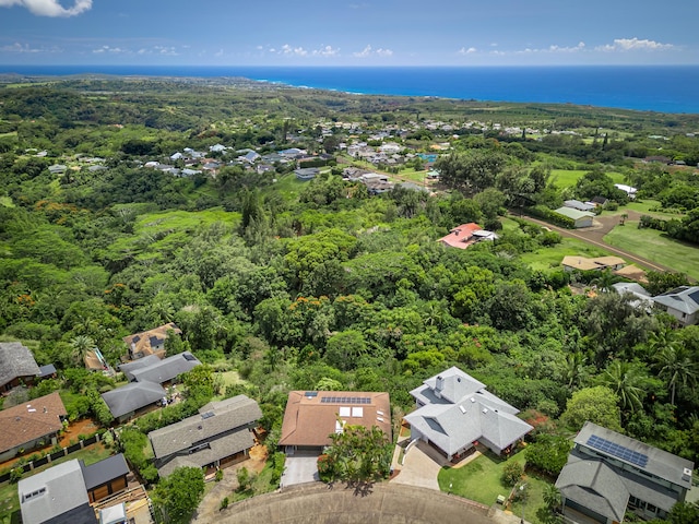 4282 Kalaheo Dr, Kalaheo, HI 96741 - aerial perspective of suburban area featuring a heavily wooded area and a large body of water
